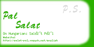 pal salat business card